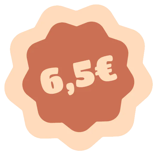 à partir de 6,50 €