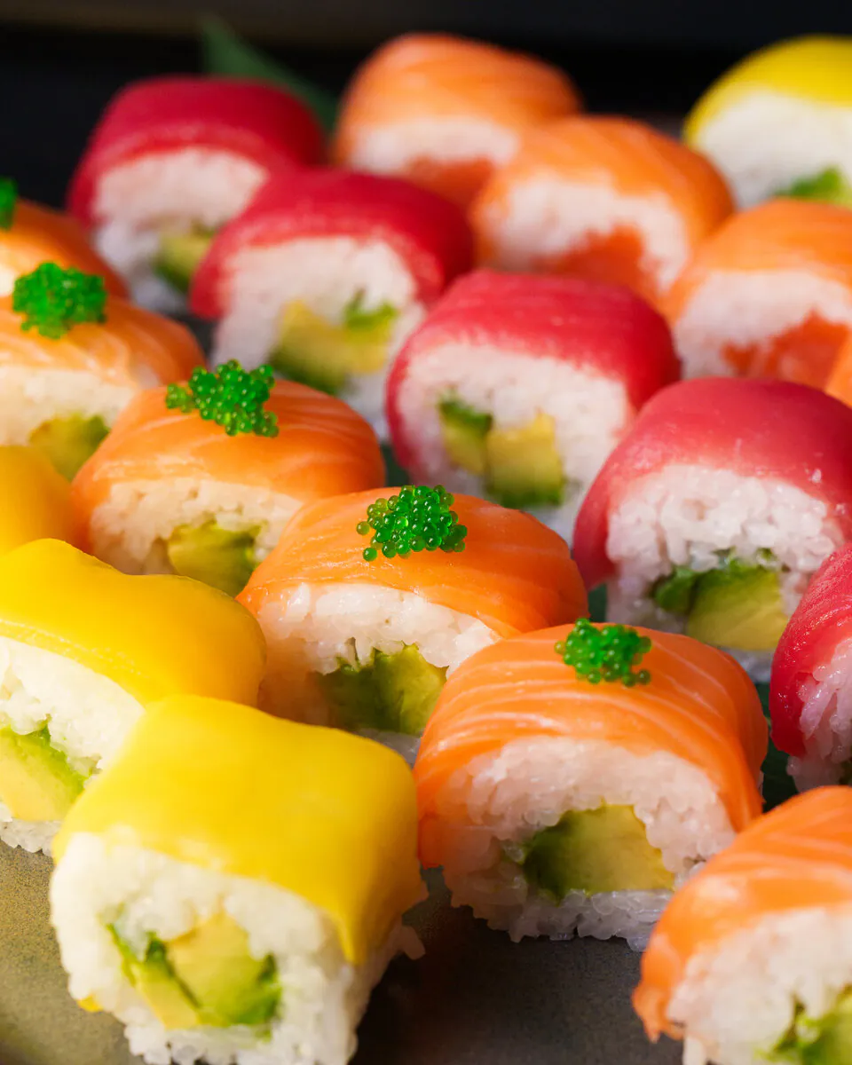 Nigiri sushi artisanal avec poisson premium
