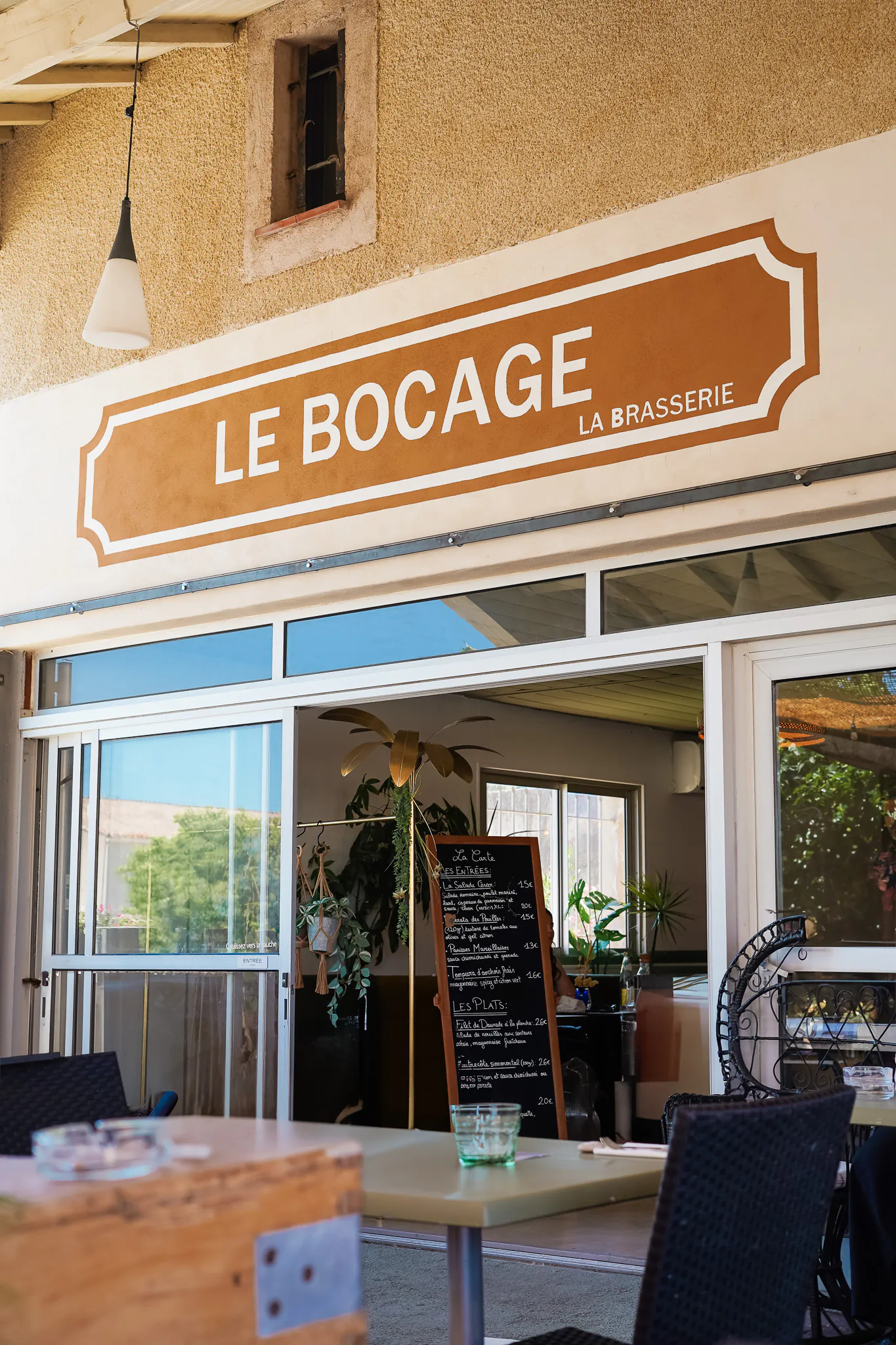 Façade du restaurant