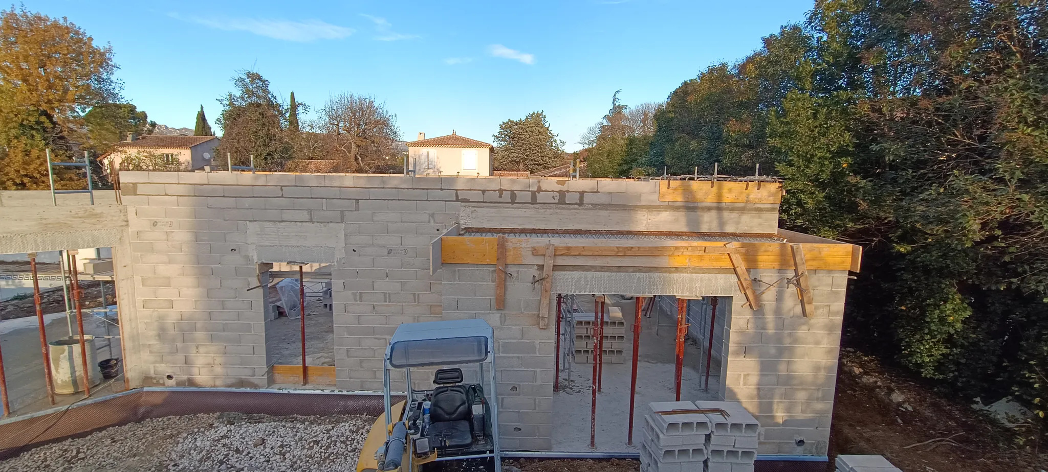 Construction Villa - Gros œuvre maçonnerie
