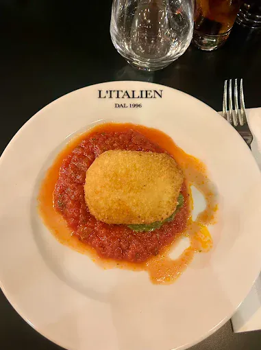 Arancini siciliens frits - Spécialité italienne Restaurant L'Italien