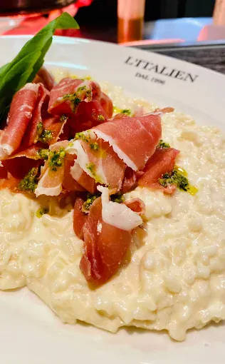 Risotto crémeux aux fruits de mer - Cuisine italienne authentique L'Italien