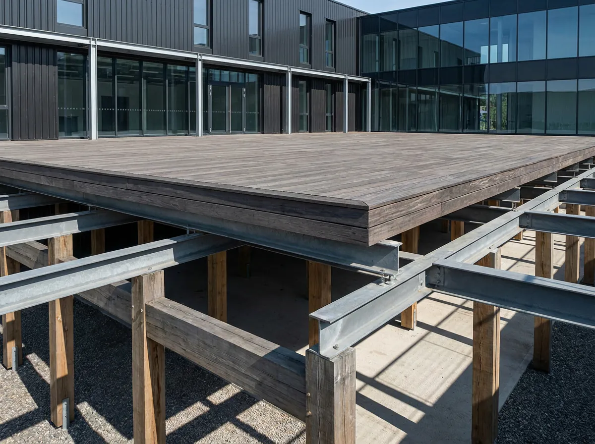 Terrasses en hauteur sur plots