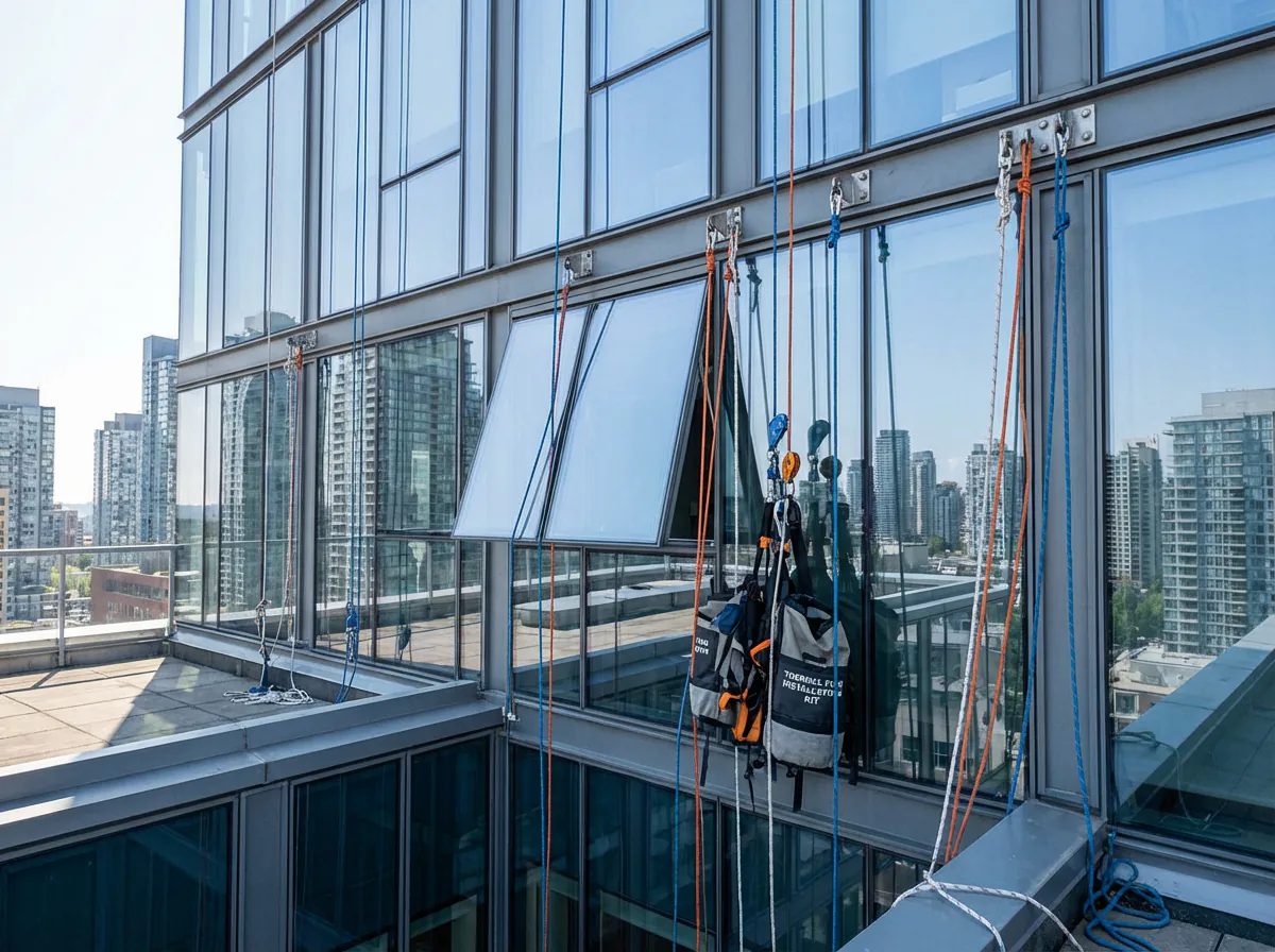 Application vitrages difficiles accès